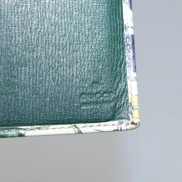 GUCCI Long Wallet Leather Ivory Silver Auth 140424 - Picture 9 of 13